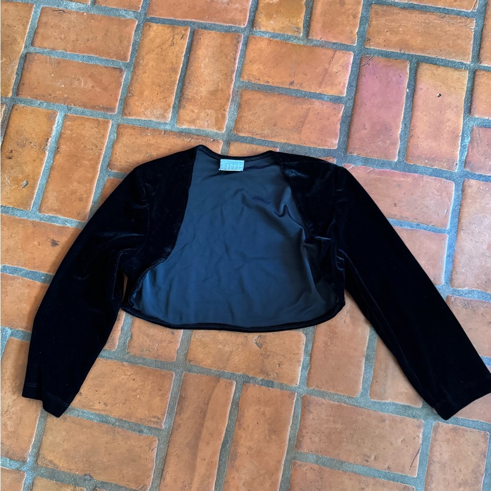 Black Velvet Bolero Jacket